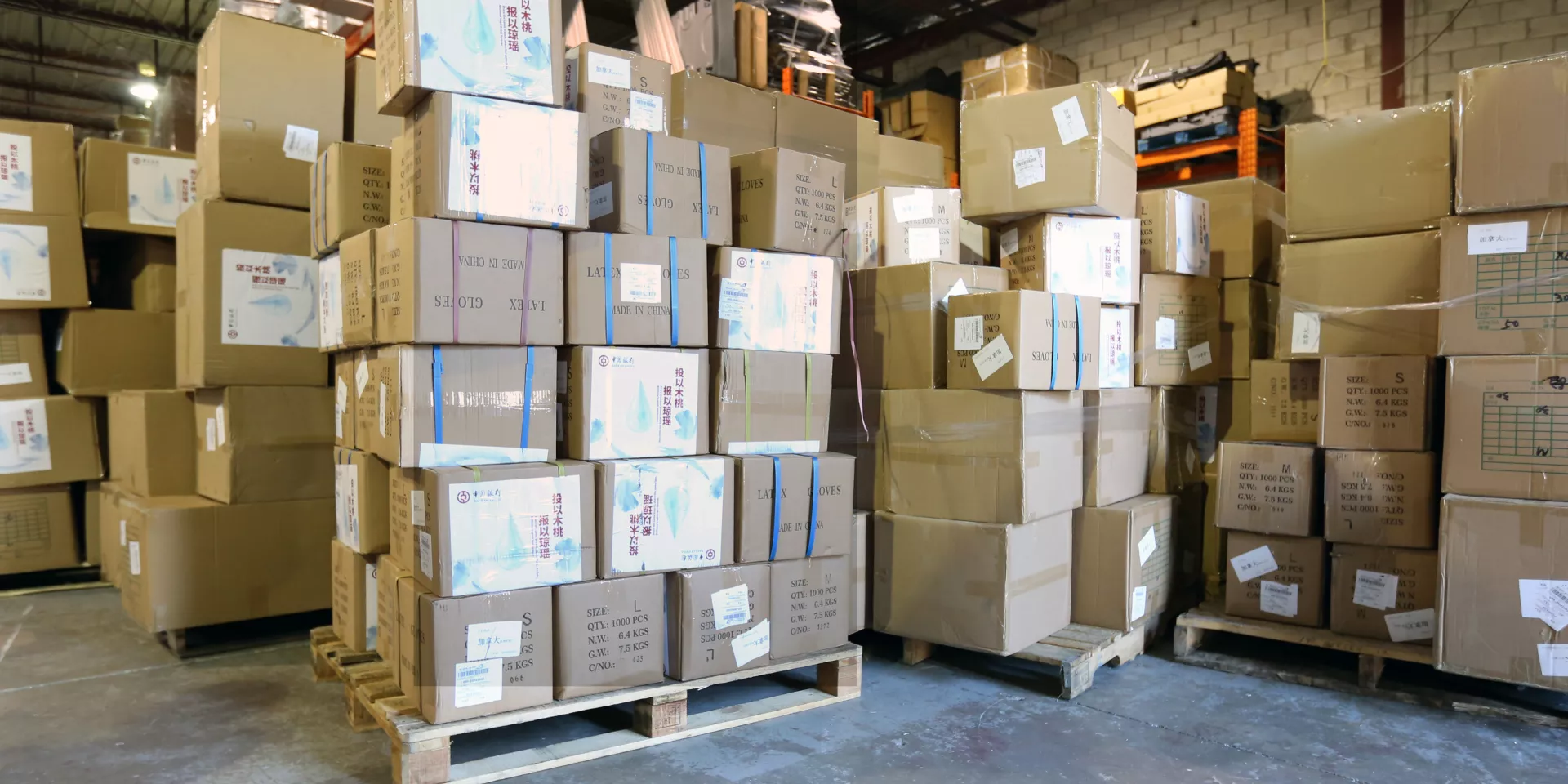 Donated PPE from China Donated PPE from China