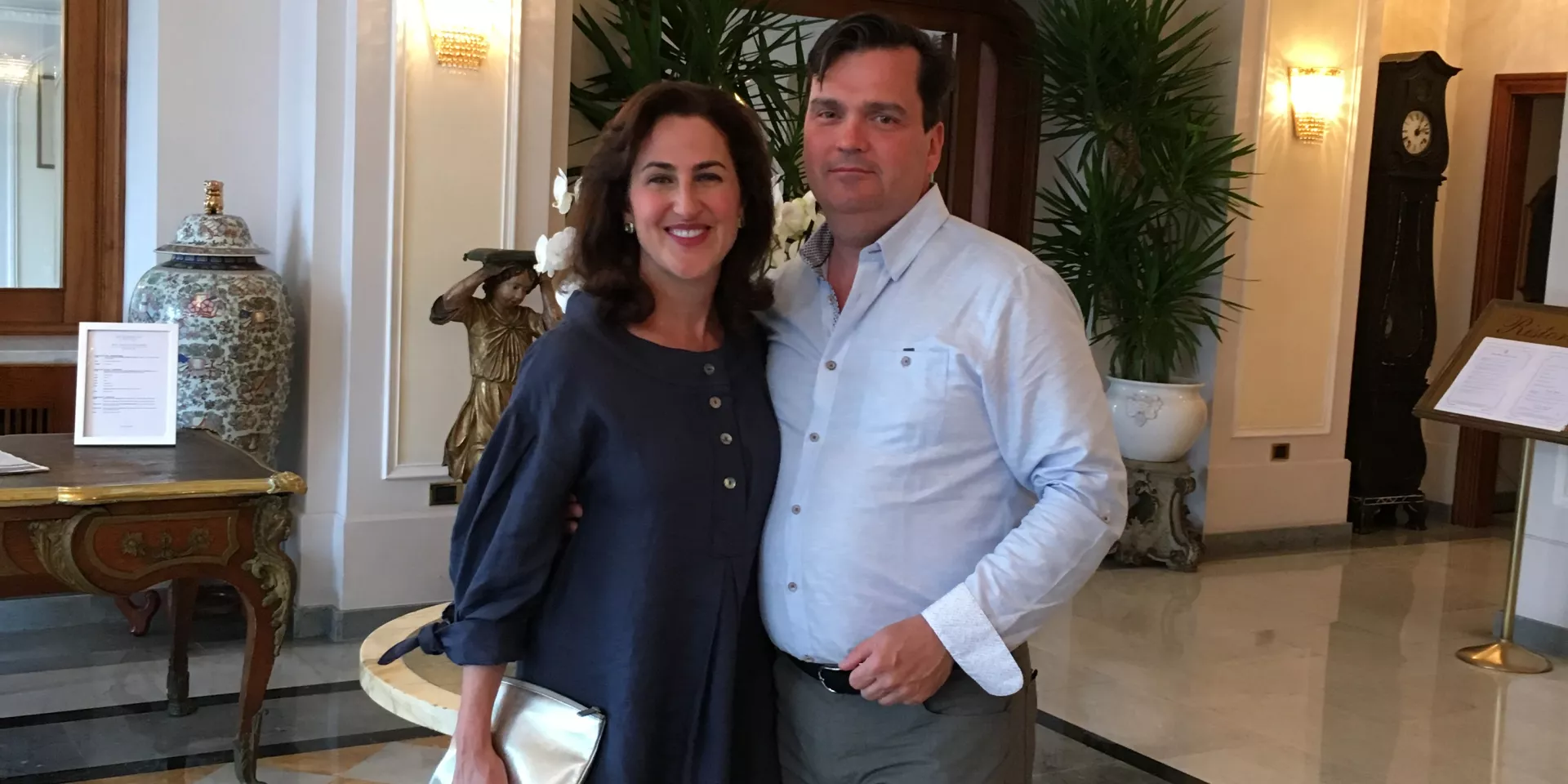 Rob O'Connor and his fiancee Mary Martin Rob O'Connor and his fiancee Mary Martin