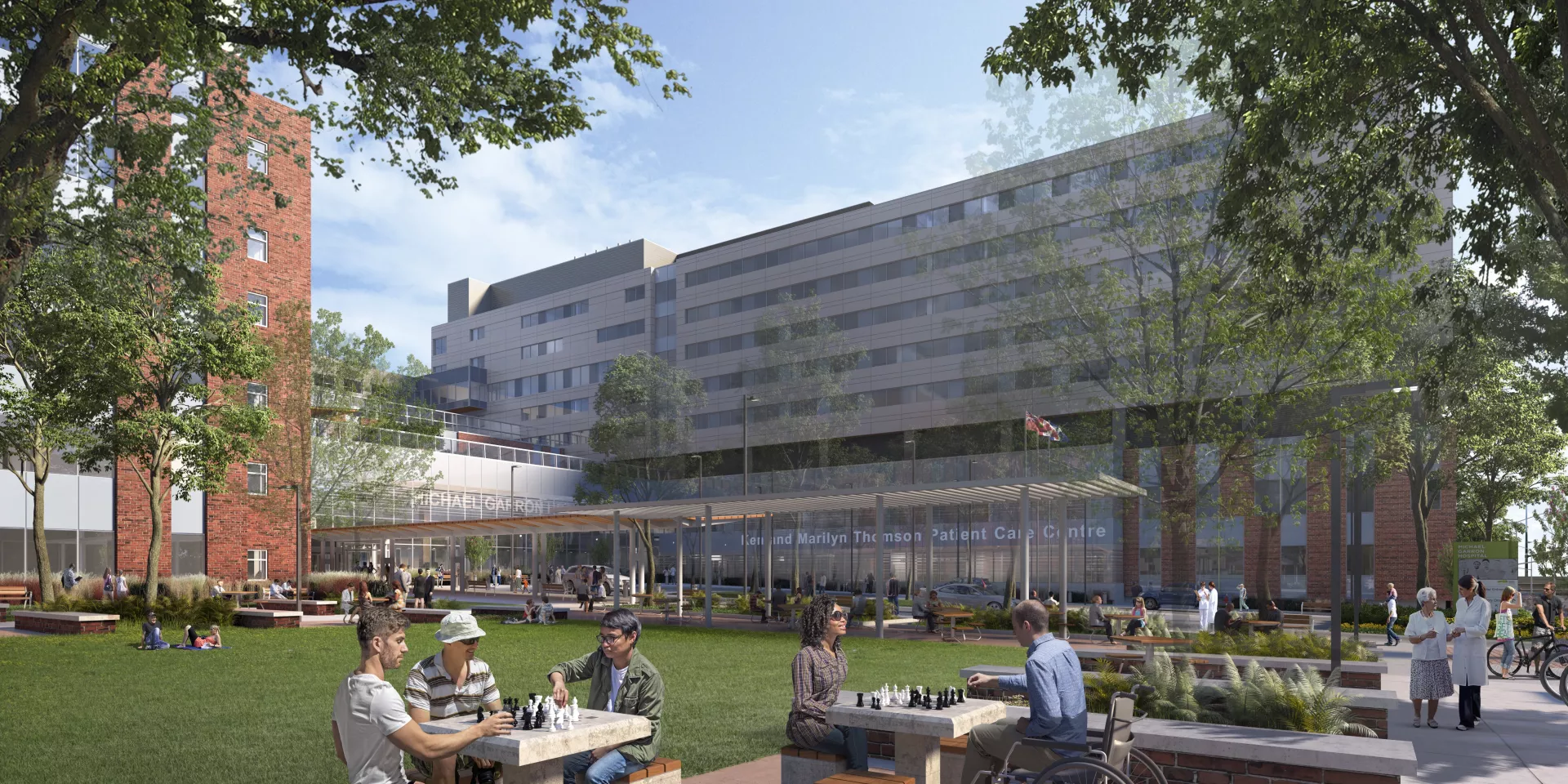Architect's rendering of our Ken and Marilyn Thomson Patient Care Centre Architect's rendering of our Ken and Marilyn Thomson Patient Care Centre