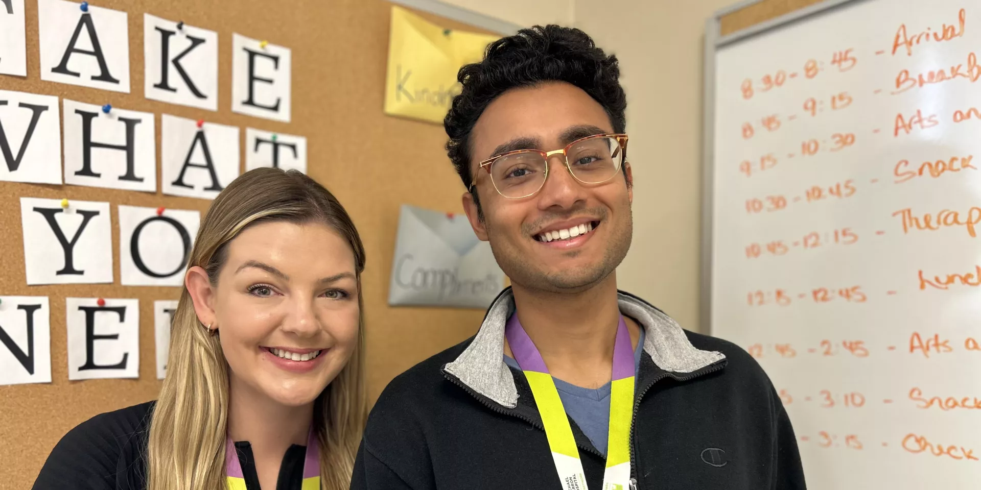 Sierra Keary, Registered Social Worker, and Riyan Visram, Peer Support Worker Sierra Keary, Registered Social Worker, and Riyan Visram, Peer Support Worker