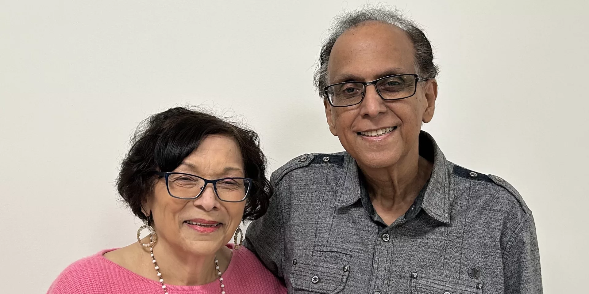 Annette and Syed Ali had never heard of Michael Garron Hospital. But when Syed needed urgent laparoscopic surgery, they quickly learned what makes us the heart of the east.  An older couple posed with his arm wrapped around her