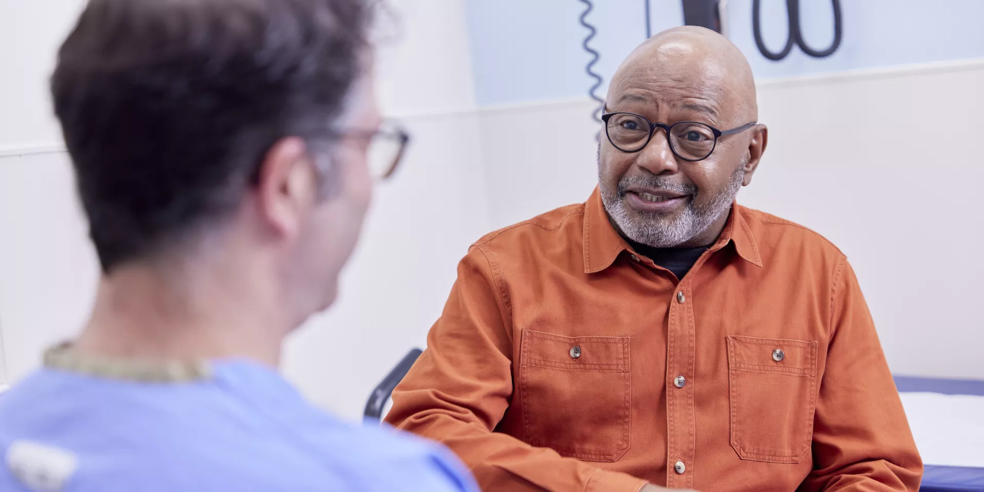 Dr. Groll and Ron Winn worked closely to determine the best treatment option for Ron. Dr. Groll and Ron Winn worked closely to determine the best treatment option for Ron.