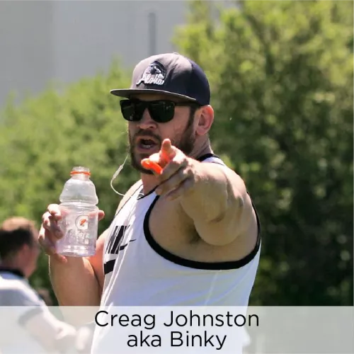 Creag Johnston aka Binky Creag Johnston aka Binky