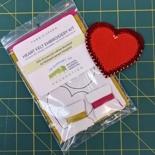 Sewing kits from Fabric Spark Sewing kits from Fabric Spark's fundraising event