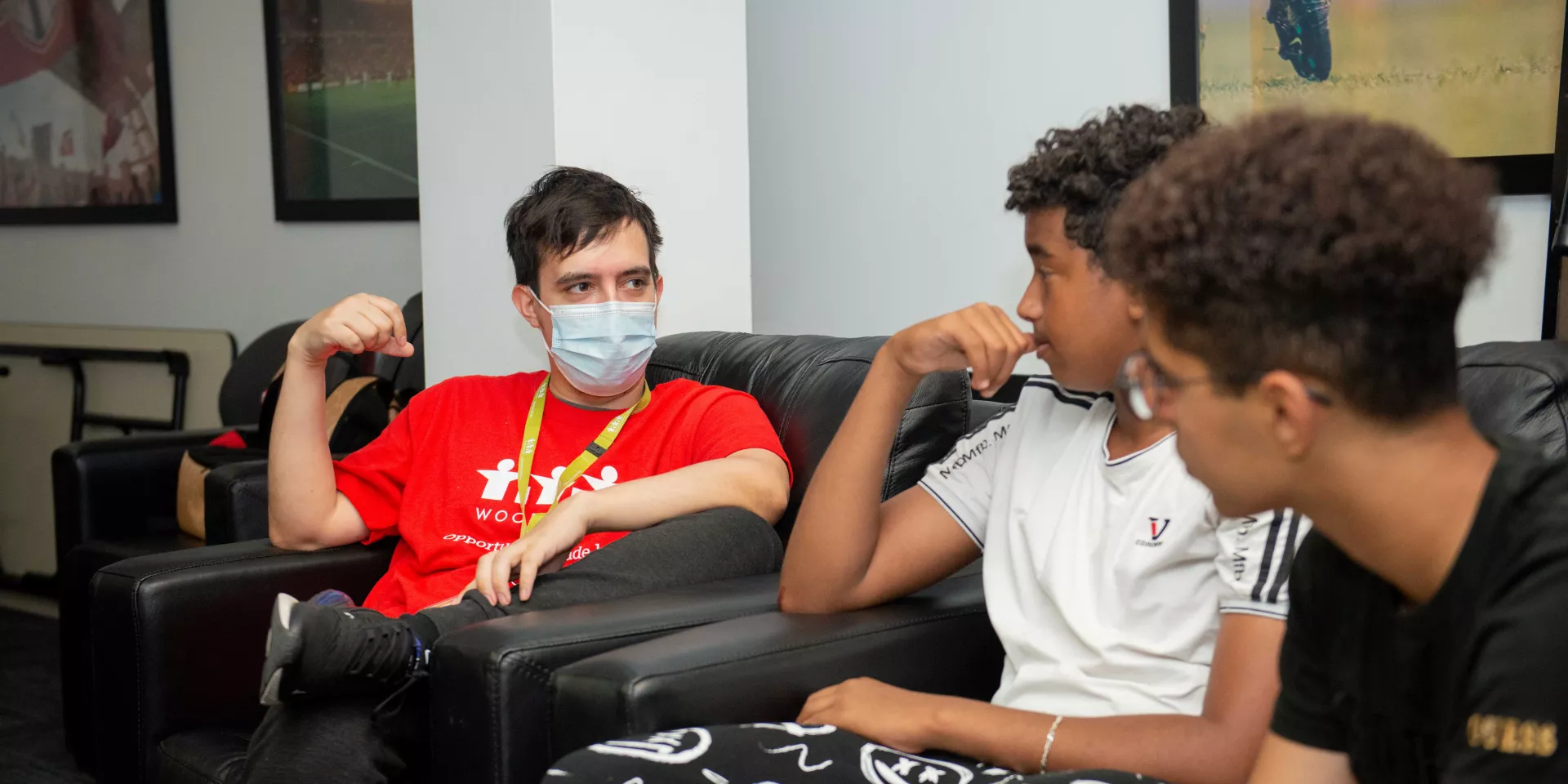 Woodgreen partner meets with youth