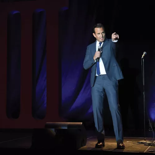 Will Arnett Will Arnett pointing at audience