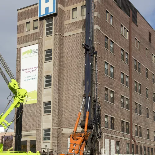 view of hospital wing
