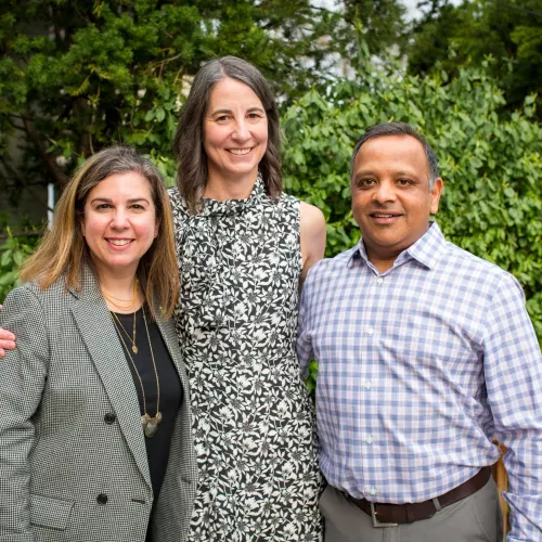 Melanie, Rosemary and Muneesh