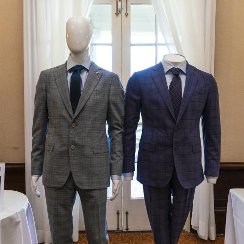 Two suits as part of silent auction