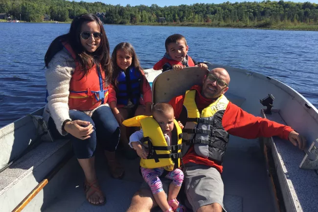 Rosanna O'Higgins and family 