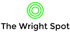 The Wright Spot logo with a green target above the letters