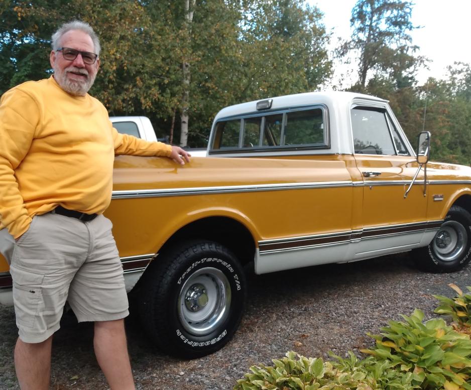 Collecting classic vehicles is among Chuck’s many hobbies.
